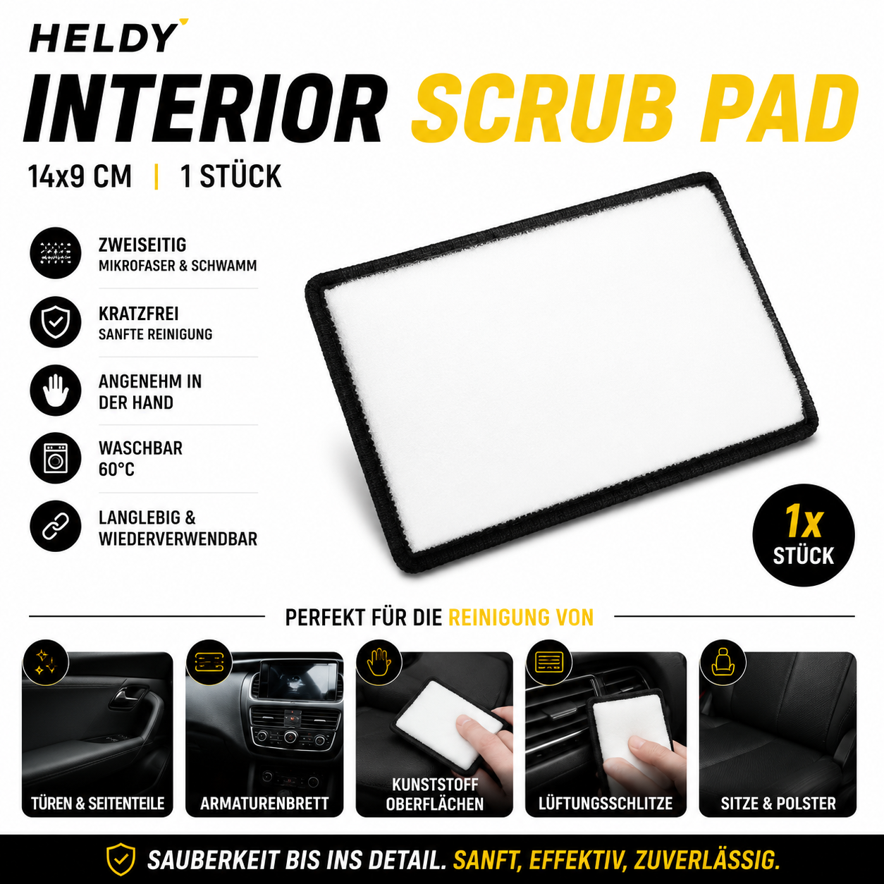 Heldy Interior Scrub Pad