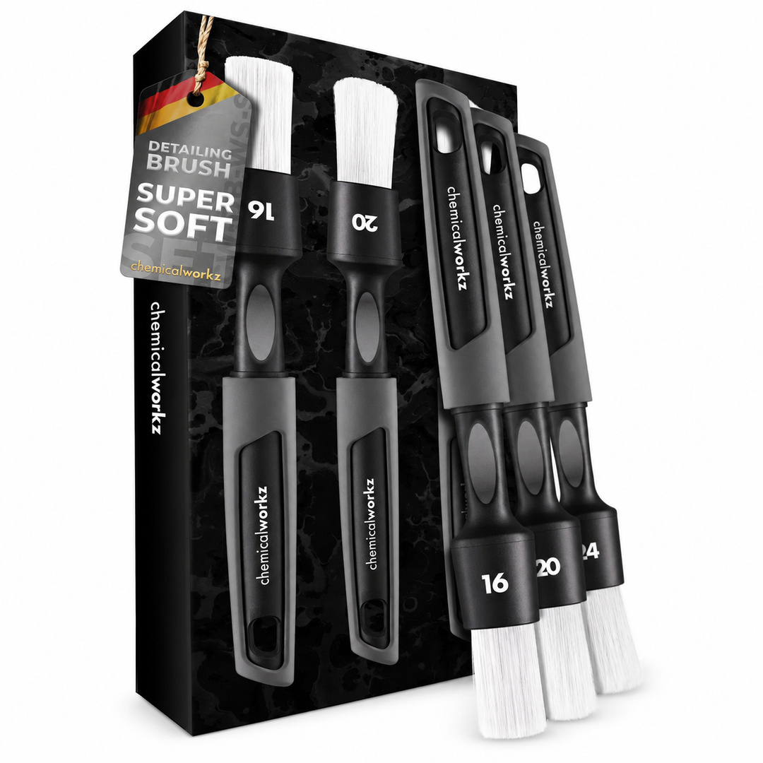 chemicalworkz Detailing Brush White Soft Pinsel Set