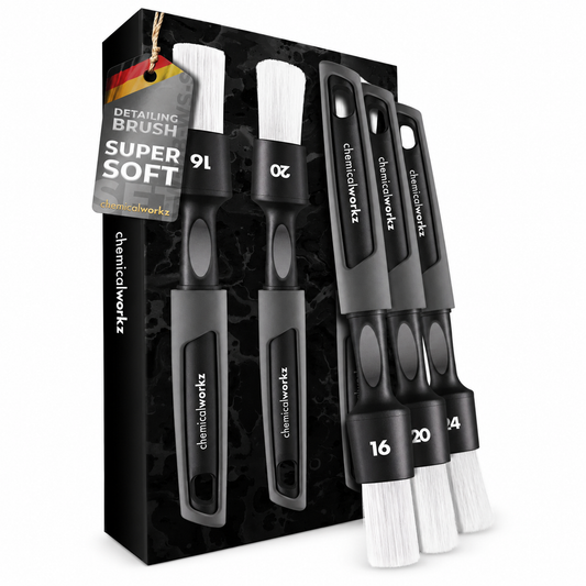chemicalworkz Detailing Brush White Soft Pinsel Set