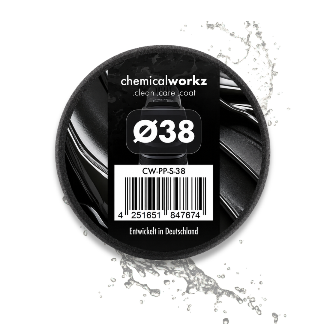 chemicalworkz Fine Finishing Performance Pad 38mm schwarz