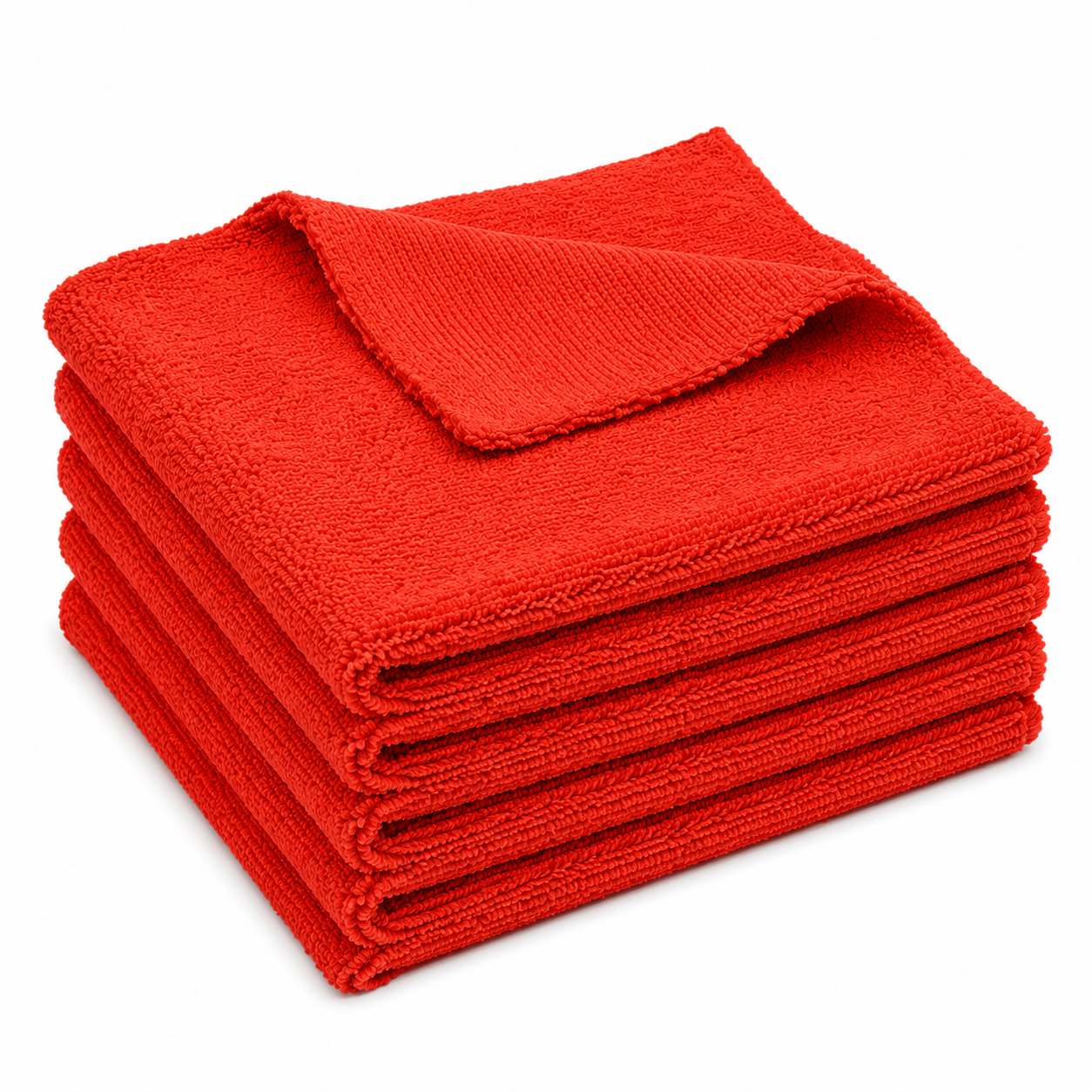 HELDY Buffing Towel 400gsm 40x40 cm – Premium Mikrofasertuch Rot