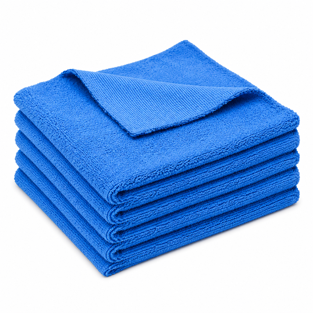 HELDY Buffing Towel 400gsm 40x40 cm – Premium Mikrofasertuch Blau