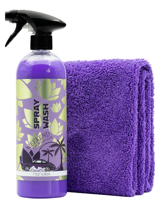 Trockenwäsche + Mikrofasertuch Set Nanolex Spray Wash